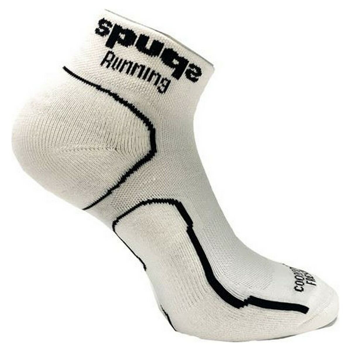 Sports Socks Spuqs Coolmax Cushion White 40-42